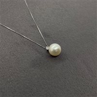 Pendente Lelune Donna in Oro bianco Perla LLPN01.80 - LLPN01.80